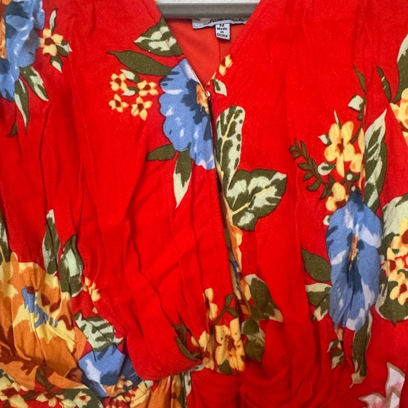 White Birch Red Floral Dress - Picture 4 of 5